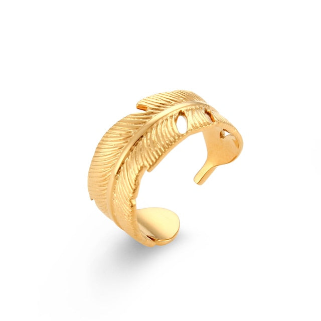 Elegant Pattern Stackable Ring