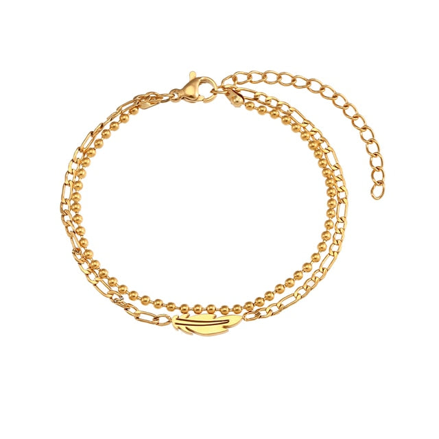 Double Layer Nature Life Bracelet