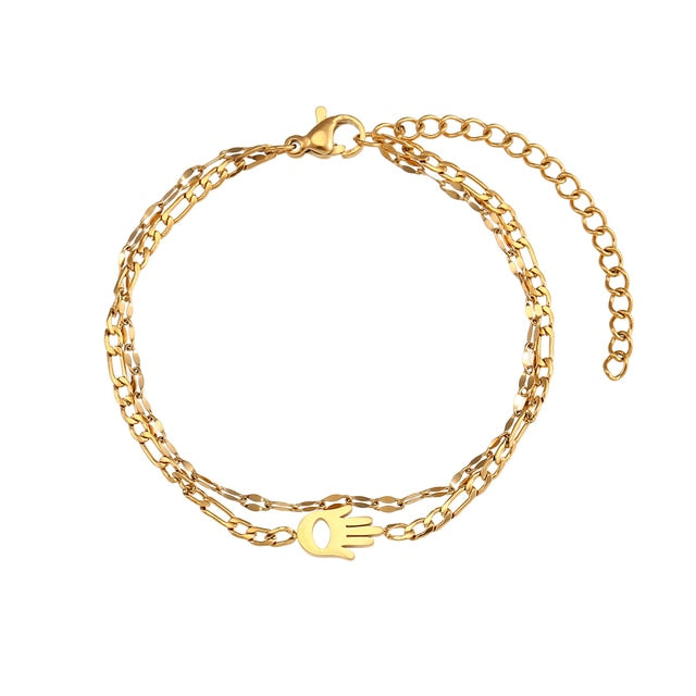 Double Layer Nature Life Bracelet