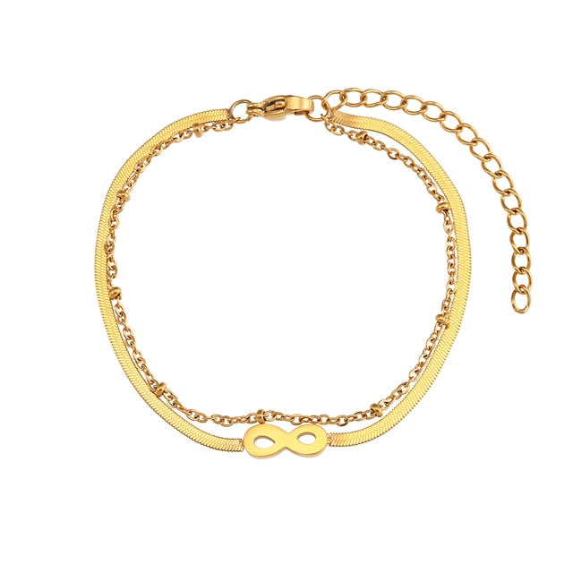 Double Layer Nature Life Bracelet