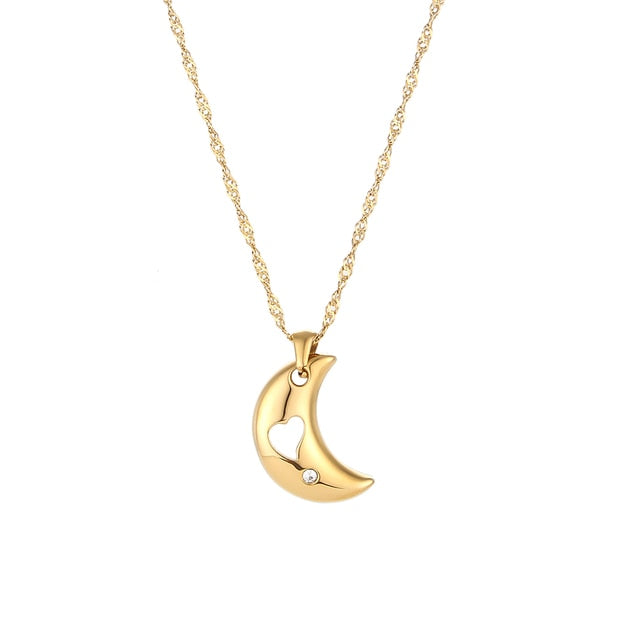 Nightsky Zircon Studded Necklace