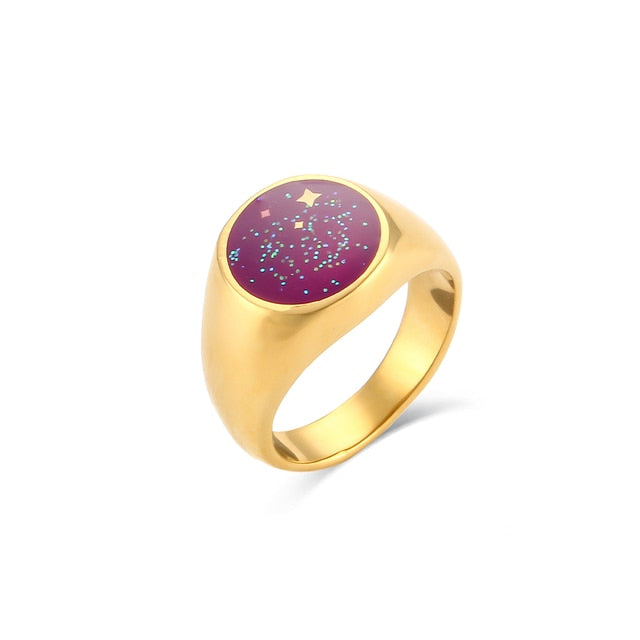 Universe Emblem Dome Ring