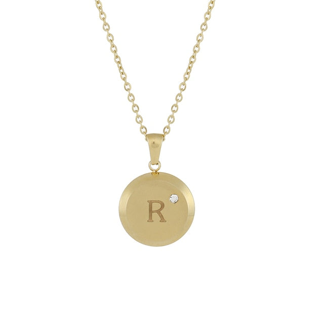 Initial Pendant Bauble Necklace