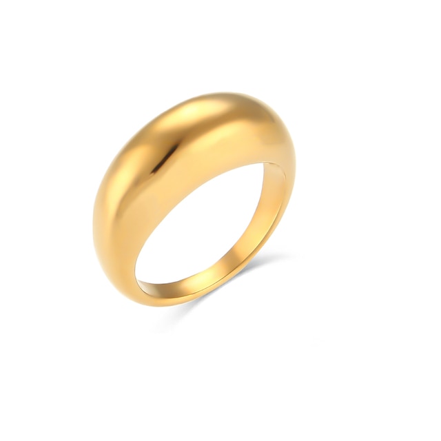 Chunky Stackable Gold Ring
