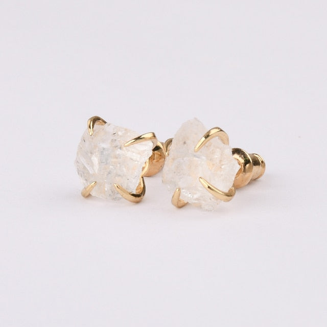 Claw Gemstone Earrings