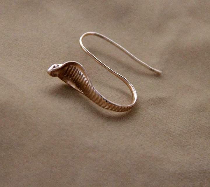 Egyptian Cobra Earrings